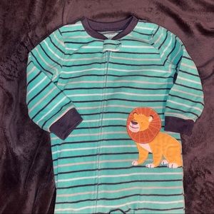 Fleece Lion Footed Pajamas
